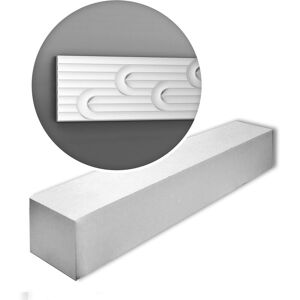 Decor W212-box modern valley LOOP1 Box 10 pieces 3d wall panel Stucco moulding contemporary design white 20 m - Orac Decor W212-box modern valley LOOP1 Box 10 pieces 3d wall panel Stucco moulding contemporary design white 20 m - Orac