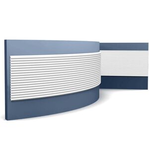 Orac Decor 3D Wall Panel WX210F Reed - Impact-Resistant, Lightweight, Modern Orac Decor 3D Wall Panel WX210F Reed - Impact-Resistant, Lightweight, Modern