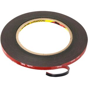 AlwaysH 3M Extra Strong Double Sided Adhesive Tape 3m x 6mm Black Waterproof High Temperature Resistance for Indoor & Outdoor, 2 Pieces AlwaysH 3M Extra Strong Double Sided Adhesive Tape 3m x 6mm Black Waterproof High Temperature Resistance for Indoor & Outdoor, 2 Pieces