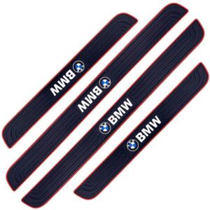 MCBOSON 4 PCS Car Door Sill Strips Threshold Plate Protectors Sticker Car Adhesive Film for Door Sill Protection Guard Plate Car Door Sill Guard in Soft PVC MCBOSON 4 PCS Car Door Sill Strips Threshold Plate Protectors Sticker Car Adhesive Film for Door Sill Protection Guard Plate Car Door Sill Guard in Soft PVC