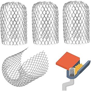 Héloise - 4 Pieces Leaf Strainer, Gutter Filter, Stainless Steel Roof Filter, Expandable Aluminum Gutter Filters to Stop Moss, Mud and Other Debris Héloise - 4 Pieces Leaf Strainer, Gutter Filter, Stainless Steel Roof Filter, Expandable Aluminum Gutter Filters to Stop Moss, Mud and Other Debris