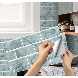 Linghhang - 6pcs Kitchen Tile Stickers(Marble), Self Adhesive Tile Sticker Waterproof pvc Tile Stickers Wall Tile Stickers for Bathroom and Kitchen Linghhang - 6pcs Kitchen Tile Stickers(Marble), Self Adhesive Tile Sticker Waterproof pvc Tile Stickers Wall Tile Stickers for Bathroom and Kitchen