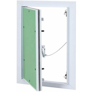 Access Panel White 25 x 35 cm Aluminium and Plasterboard Vidaxl Access Panel White 25 x 35 cm Aluminium and Plasterboard Vidaxl