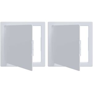 Access Panels 2 pcs White 15 x 15 x 2 cm abs Plastic Vidaxl Access Panels 2 pcs White 15 x 15 x 2 cm abs Plastic Vidaxl