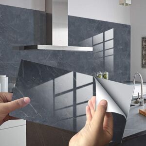 Memkey - Rectangular Decorative Self Adhesive Tile Stickers for Bathroom and Kitchen Tile Stickers 3D Marble Pattern Mosaic Waterproof Self Adhesive Memkey - Rectangular Decorative Self Adhesive Tile Stickers for Bathroom and Kitchen Tile Stickers 3D Marble Pattern Mosaic Waterproof Self Adhesive