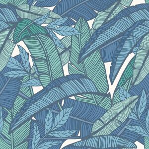 Arthouse Banana Leaves Blue Green Wallpaper - Wallpaper Arthouse Banana Leaves Blue Green Wallpaper - Wallpaper