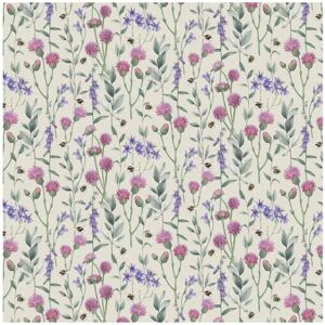 Arthouse Bumblebee Meadow Neutral Vinyl Wallpaper Floral Cottage Extra Washable Arthouse Bumblebee Meadow Neutral Vinyl Wallpaper Floral Cottage Extra Washable