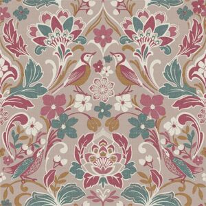 Arthouse - Folk Floral Pink Wallpaper Flowers Classic Traditional Paste The Wall Arthouse - Folk Floral Pink Wallpaper Flowers Classic Traditional Paste The Wall