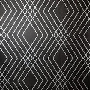Fine Decor - Shard Trellis Charcoal Black Wallpaper Metallic Effect Feature Wall Fine Decor - Shard Trellis Charcoal Black Wallpaper Metallic Effect Feature Wall