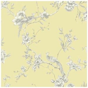 Arthouse - Chinoise Yellow Wallpaper Floral Birds Heavyweight Wallpaper Arthouse - Chinoise Yellow Wallpaper Floral Birds Heavyweight Wallpaper