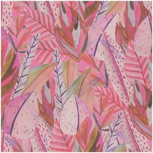 AS Creation Anna D'Andrea Pink Leaves Vinyl Wallpaper Paste The Wall Washable AS Creation Anna D'Andrea Pink Leaves Vinyl Wallpaper Paste The Wall Washable