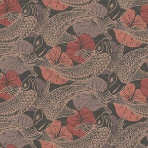 Profhome Oriental Wallcovering - Non-woven Wallpaper - Red, Bronze, Grey, Brown - 5.33 m2 Profhome Oriental Wallcovering - Non-woven Wallpaper - Red, Bronze, Grey, Brown - 5.33 m2
