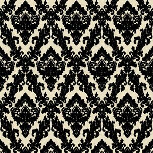 Profhome - Baroque wallcovering wall 335826 non-woven wallpaper slightly textured baroque style matt black cream 5.22 m2 (56 ft2) Profhome - Baroque wallcovering wall 335826 non-woven wallpaper slightly textured baroque style matt black cream 5.22 m2 (56 ft2)