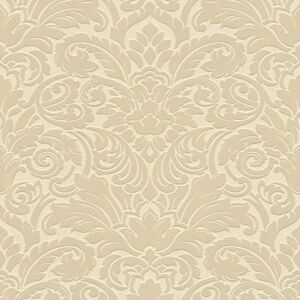 Profhome - Baroque wallcovering wall 335831 non-woven wallpaper slightly textured baroque style matt beige 5.22 m2 (56 ft2) Profhome - Baroque wallcovering wall 335831 non-woven wallpaper slightly textured baroque style matt beige 5.22 m2 (56 ft2)