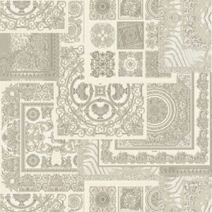 Profhome - Baroque wallcovering wall 370485 non-woven wallpaper slightly textured baroque style shiny silver grey white 7.035 m2 (75 ft2) Profhome - Baroque wallcovering wall 370485 non-woven wallpaper slightly textured baroque style shiny silver grey white 7.035 m2 (75 ft2)