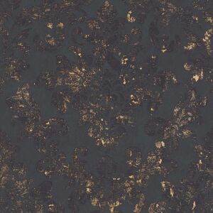 Profhome - Baroque wallcovering wall 374132 non-woven wallpaper slightly textured baroque style matt black gold 5.33 m2 (57 ft2) Profhome - Baroque wallcovering wall 374132 non-woven wallpaper slightly textured baroque style matt black gold 5.33 m2 (57 ft2)