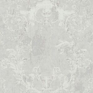 Profhome Grey Baroque Non-woven Wallpaper - Wallcovering 376531-GU Profhome Grey Baroque Non-woven Wallpaper - Wallcovering 376531-GU