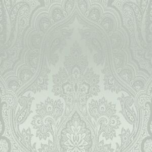 Profhome - Baroque wallcovering wall 387081 hot embossed non-woven wallpaper smooth baroque style glittering green silver mint green 5.33 m2 (57 ft2) Profhome - Baroque wallcovering wall 387081 hot embossed non-woven wallpaper smooth baroque style glittering green silver mint green 5.33 m2 (57 ft2)