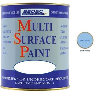 Multi Surface Paint - Gloss - Soft Violet - 750ml - Bedec Multi Surface Paint - Gloss - Soft Violet - 750ml - Bedec
