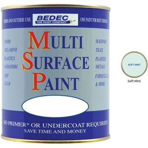 Bedec Multi Surface Paint - Gloss - Soft Mint - 2.5L Bedec Multi Surface Paint - Gloss - Soft Mint - 2.5L