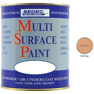 Bedec - Multi Surface Paint - Gloss - Soft Clay - 2.5L Bedec - Multi Surface Paint - Gloss - Soft Clay - 2.5L