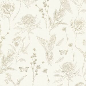 Profhome Bird Wallpaper - Textured Matte - 5.33m² Profhome Bird Wallpaper - Textured Matte - 5.33m²