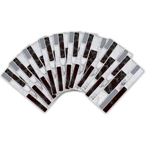 TLILY Brick Tile Stickers For Bathroom Kitchen Wallpaper Waterproof Self-adhesive DIY Wall Sticker Home Decor Decal 27PCS TLILY Brick Tile Stickers For Bathroom Kitchen Wallpaper Waterproof Self-adhesive DIY Wall Sticker Home Decor Decal 27PCS