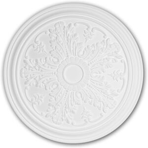 Profhome Decor - Ceiling Rose 156034 Profhome Ceiling Decoration Medallion Rosette Decorative Element Neo-Classicism style white ø 51.2 cm Profhome Decor - Ceiling Rose 156034 Profhome Ceiling Decoration Medallion Rosette Decorative Element Neo-Classicism style white ø 51.2 cm