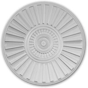 PROFHOME DECOR Ceiling rose Profhome 156802 Medallion Deco element Art déco style white Ø 70 cm PROFHOME DECOR Ceiling rose Profhome 156802 Medallion Deco element Art déco style white Ø 70 cm