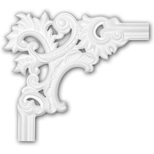 Profhome Decor - Corner element 152299 ative Element Rococo Baroque style white Profhome Decor - Corner element 152299 ative Element Rococo Baroque style white