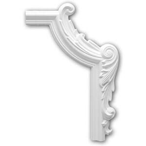 Profhome Decor - Corner element 152293 ative Element Neo-Empire style white Profhome Decor - Corner element 152293 ative Element Neo-Empire style white