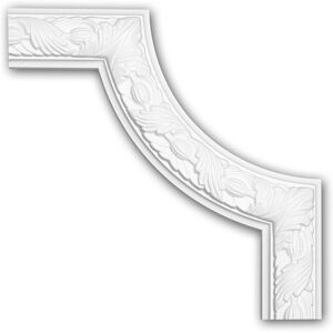 Profhome Decor - Corner element 152348 ative Element timeless classic design white Profhome Decor - Corner element 152348 ative Element timeless classic design white