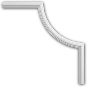 PROFHOME DECOR Corner element Profhome 152810 Panel Moulding Corner Deco element timeless classic design white PROFHOME DECOR Corner element Profhome 152810 Panel Moulding Corner Deco element timeless classic design white