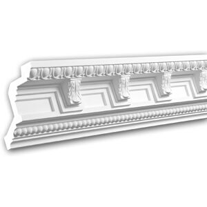 Profhome Decor - Cornice Moulding 150169 ative Moulding Crown Moulding Coving Cornice timeless classic design white 2 m Profhome Decor - Cornice Moulding 150169 ative Moulding Crown Moulding Coving Cornice timeless classic design white 2 m