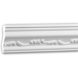 Profhome Decor - Cornice Moulding 150192F Profhome Flexible Moulding Coving Cornice Crown Moulding Neo-Empire style white 2 m Profhome Decor - Cornice Moulding 150192F Profhome Flexible Moulding Coving Cornice Crown Moulding Neo-Empire style white 2 m