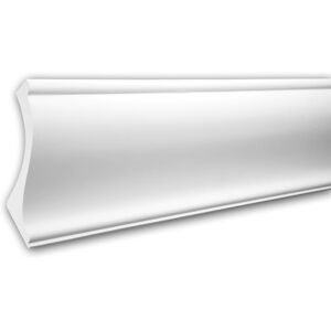 PROFHOME DECOR Cornice Moulding 150222 Profhome Uplighter Crown Moulding for Indirect Lighting Coving Cornice timeless classic design white 2 m PROFHOME DECOR Cornice Moulding 150222 Profhome Uplighter Crown Moulding for Indirect Lighting Coving Cornice timeless classic design white 2 m