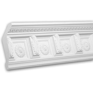 Profhome Decor - Cornice Moulding 150281 ative Moulding Crown Moulding Coving Cornice timeless classic design white 2 m Profhome Decor - Cornice Moulding 150281 ative Moulding Crown Moulding Coving Cornice timeless classic design white 2 m