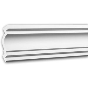 Profhome Decor - Cornice moulding Profhome 150249 Ceiling moulding Stucco moulding Decorative moulding Neo-Classicism style white 2 m Profhome Decor - Cornice moulding Profhome 150249 Ceiling moulding Stucco moulding Decorative moulding Neo-Classicism style white 2 m