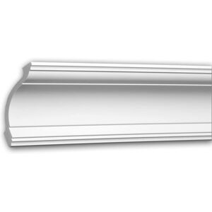 Profhome Decor - Cornice moulding Profhome 650248 Ceiling moulding Stucco moulding Decorative moulding Neo-Classicism style white 2 m Profhome Decor - Cornice moulding Profhome 650248 Ceiling moulding Stucco moulding Decorative moulding Neo-Classicism style white 2 m
