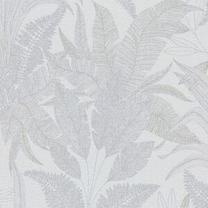 Profhome - Country style wallpaper wall 396541 non-woven wallpaper slightly textured with floral ornaments matt grey cream gold 5.33 m2 Profhome - Country style wallpaper wall 396541 non-woven wallpaper slightly textured with floral ornaments matt grey cream gold 5.33 m2