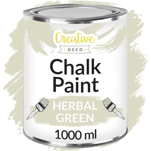 Creative Deco 1L Verde Hierbas Chalk Paint for Furniture - Chalk Paint Creative Deco 1L Verde Hierbas Chalk Paint for Furniture - Chalk Paint