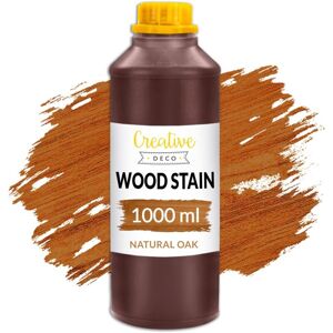 CREATIVE DECO 1L Quick-Drying Wood Stain and Protection Oak CREATIVE DECO 1L Quick-Drying Wood Stain and Protection Oak