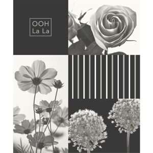 Crown - discontinued Coco Wallpaper Modern Collage Flowers Floral Roses Stripes 3 Colours Crown - discontinued Coco Wallpaper Modern Collage Flowers Floral Roses Stripes 3 Colours