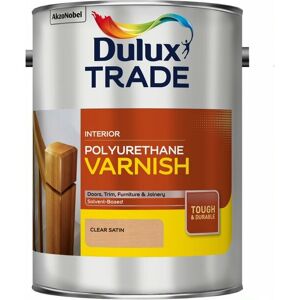 Trade Polyurethane Varnish - Satin - 5L - Dulux Trade Polyurethane Varnish - Satin - 5L - Dulux