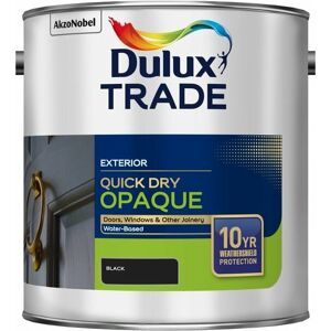 Dulux - Trade Weathershield Quick Dry Opaque - Black - 2.5L Dulux - Trade Weathershield Quick Dry Opaque - Black - 2.5L