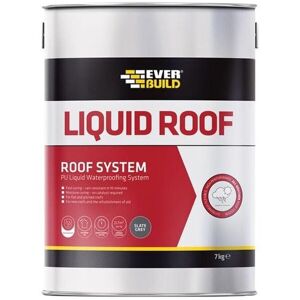 Everbuild Everbuild Aquaseal Liquid Roof - Slate Grey 7kg Roofing System Everbuild Everbuild Aquaseal Liquid Roof - Slate Grey 7kg Roofing System