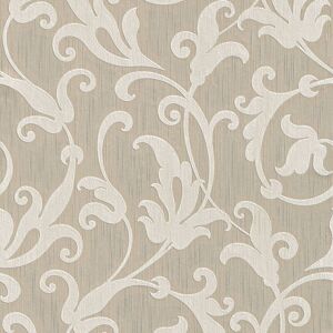 Fabric look wallpaper wall Profhome 954901 textile wallpaper textured with a fabric look matt beige silver 5.33 m2 (57 ft2) Fabric look wallpaper wall Profhome 954901 textile wallpaper textured with a fabric look matt beige silver 5.33 m2 (57 ft2)