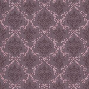 Profhome 956295-GU Violet Textured Fabric Wallpaper - Wall Decor Profhome 956295-GU Violet Textured Fabric Wallpaper - Wall Decor