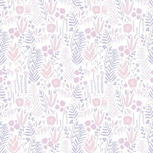 Profhome - Flowers wallcovering wall 381181 non-woven wallpaper slightly textured with floral pattern matt white pink purple beige 5.33 m2 (57 ft2) Profhome - Flowers wallcovering wall 381181 non-woven wallpaper slightly textured with floral pattern matt white pink purple beige 5.33 m2 (57 ft2)