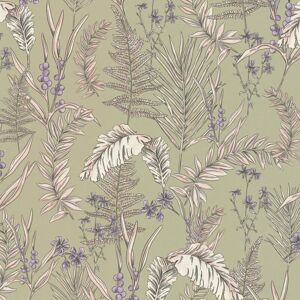 Profhome Wallpaper Floral Textured Matte 5.33m² Profhome Wallpaper Floral Textured Matte 5.33m²
